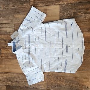 Men's Tommy Bahama Calm Seas Stripe Short Sleeve NWT Size Medium